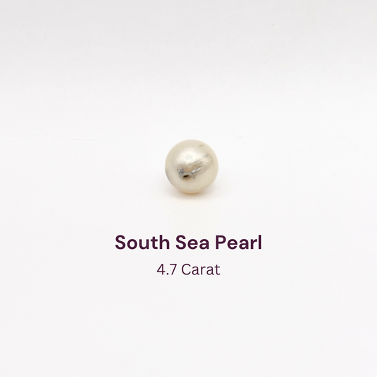 4.7 Carat Natural South Sea Pearl - Sachcha Moti - Lab Certified (SKU- GT5299)