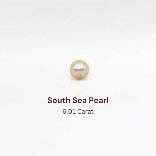 6.01 Carat Natural South Sea Pearl - Sachcha Moti - Lab Certified (SKU- GT1556)