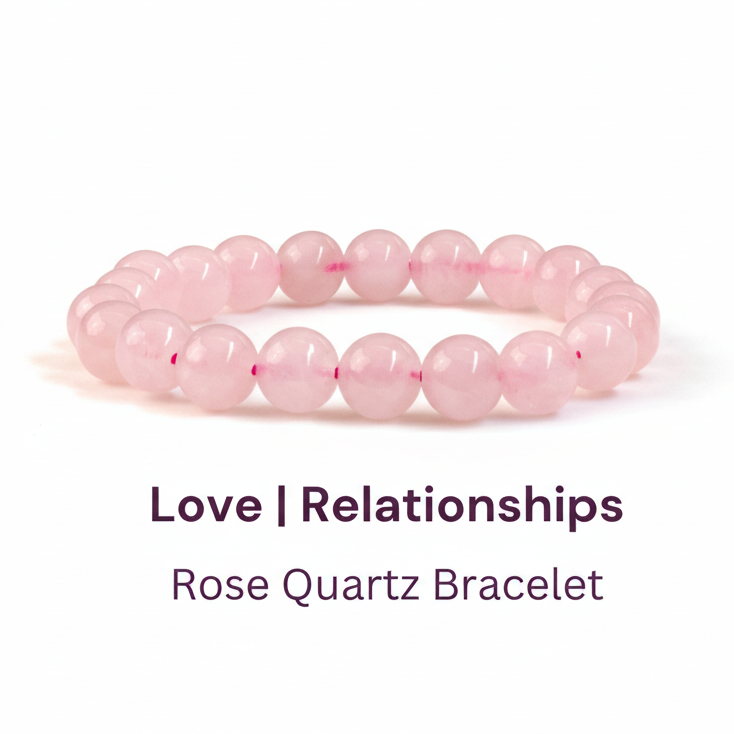 Rose Quartz Bracelet for Love – G for Gemstones