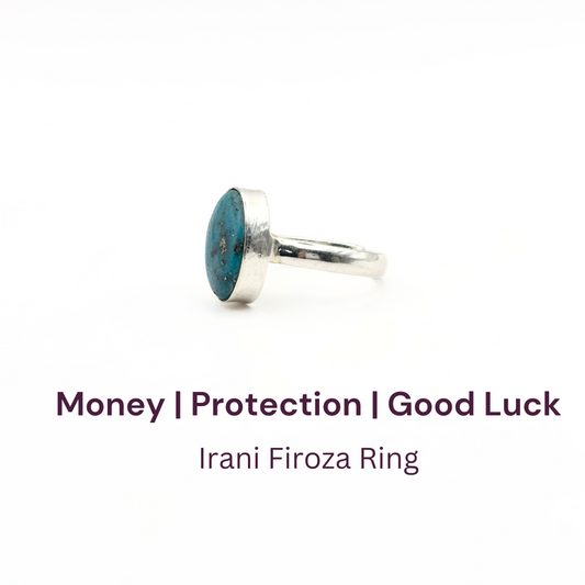 Irani Firoza Ring Small Oval 16 to 19 Indian Size