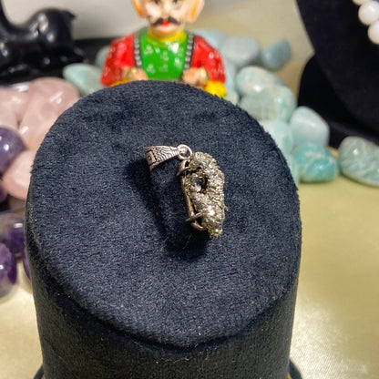 Pyrite Pendant Free Style Geode