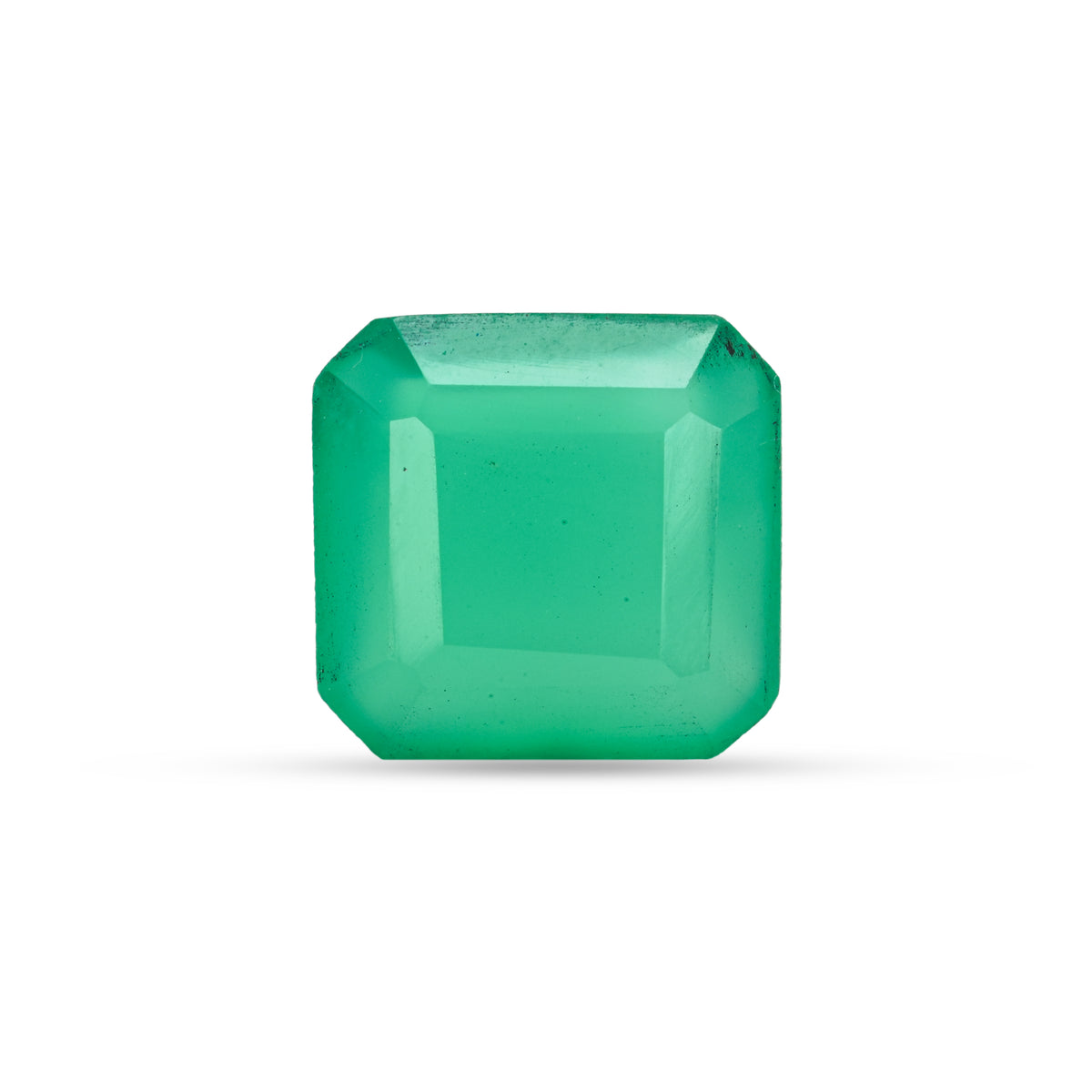 7.47 Carat Green Onyx (Chalcedony Stone) - Natural & Lab-Certified  05/08 - 10