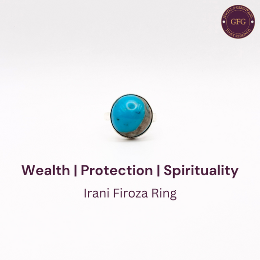 Irani Firoza German Silver Ring- IFR- 33