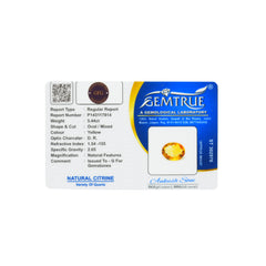 5.44 Carats Natural Citrine (Sunela Stone) - 09/08-101
