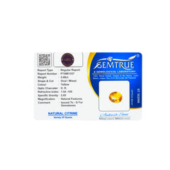 5.68 Carats Natural Citrine (Sunela Stone) - 09/08-104