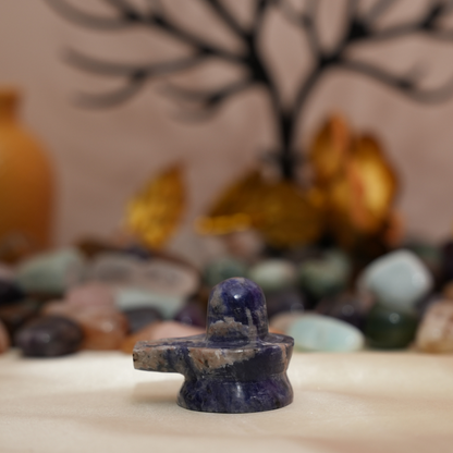 Sodalite Crystal - Shiva Lingam - 59gm