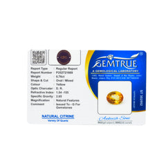 6.76 Carats Natural Citrine (Sunela Stone) - 09/08-105