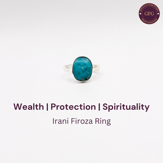 Irani Firoza German Silver Ring- IFR- 37