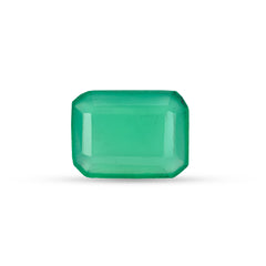 7.66 Carat Green Onyx (Chalcedony Stone) - Natural & Lab-Certified  05/08 - 11