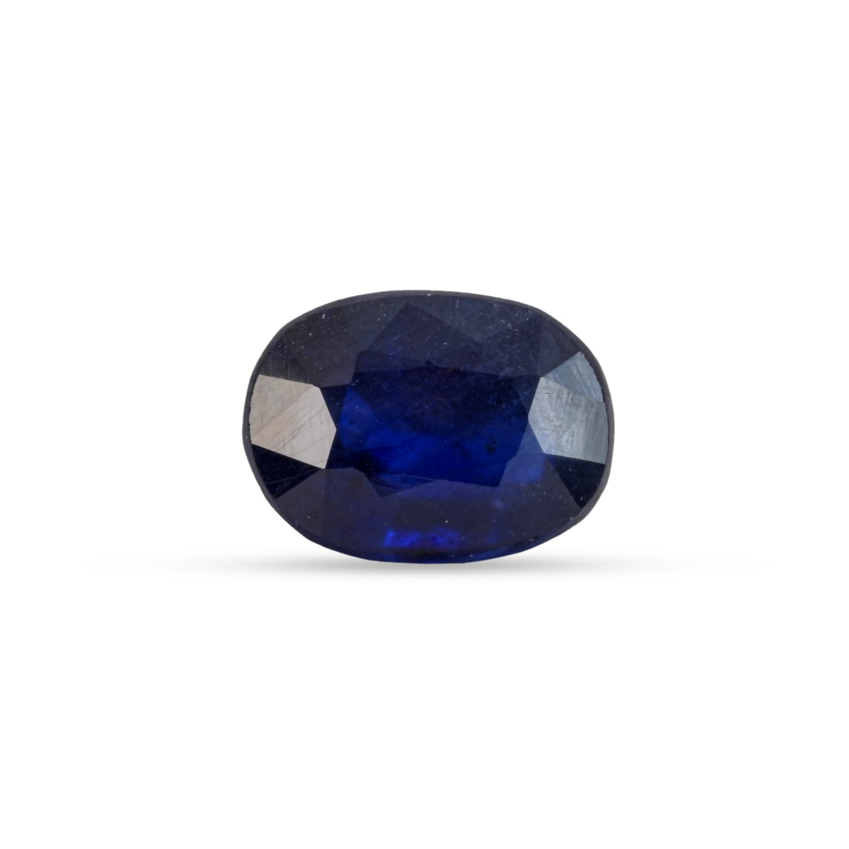 7.76 Carats Natural Blue Sapphire (Neelam) Stone - 09/08-112