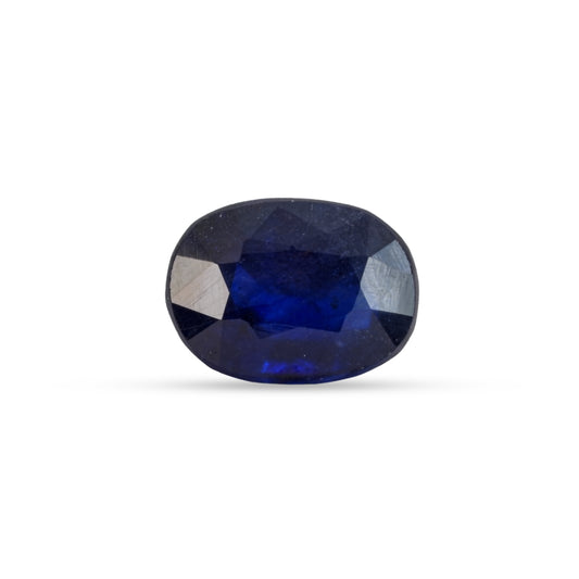 7.76 Carats Natural Blue Sapphire (Neelam) Stone - 09/08-112