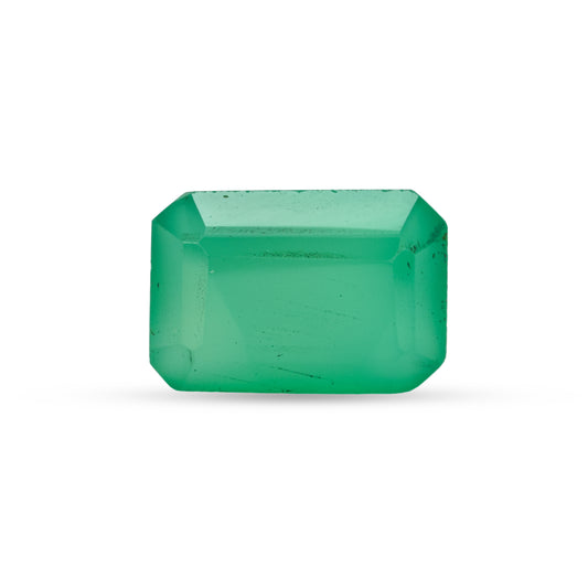 9.76 Carat Green Onyx (Chalcedony Stone) - Natural & Lab-Certified  05/08 - 12