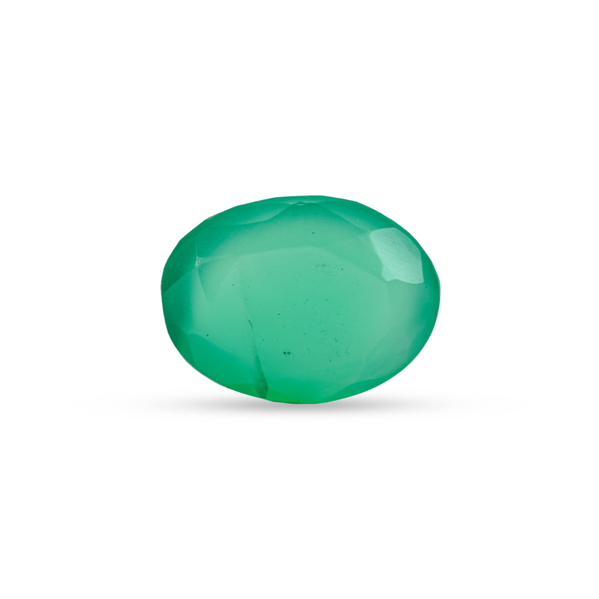 5.95 Carat Green Onyx (Chalcedony Stone) - Natural & Lab-Certified  05/08 - 13