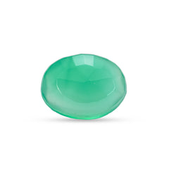 5.95 Carat Green Onyx (Chalcedony Stone) - Natural & Lab-Certified  05/08 - 13