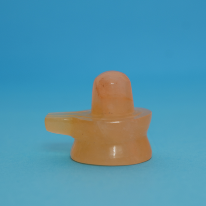 Yellow Calcite Shiva Lingam - 82gm