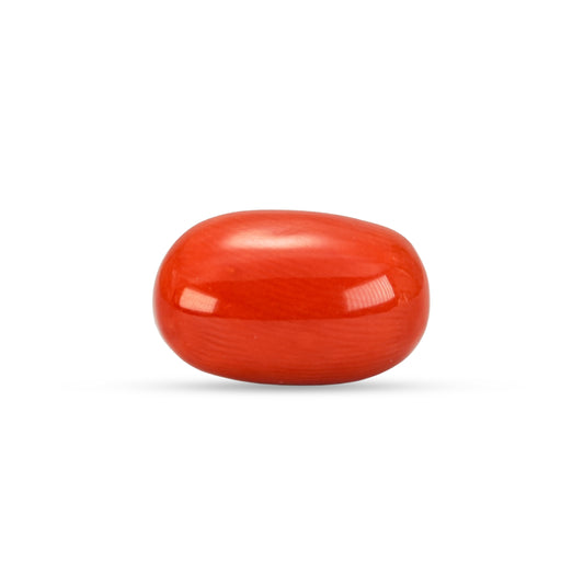 5.86 Carat Natural Coral (Moonga) Gemstone - 23/08-138