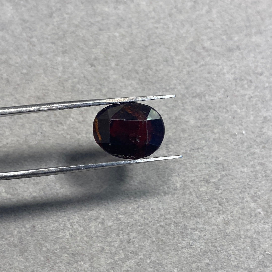 7.31 Carat Black Gomed Garnet Lab Tested