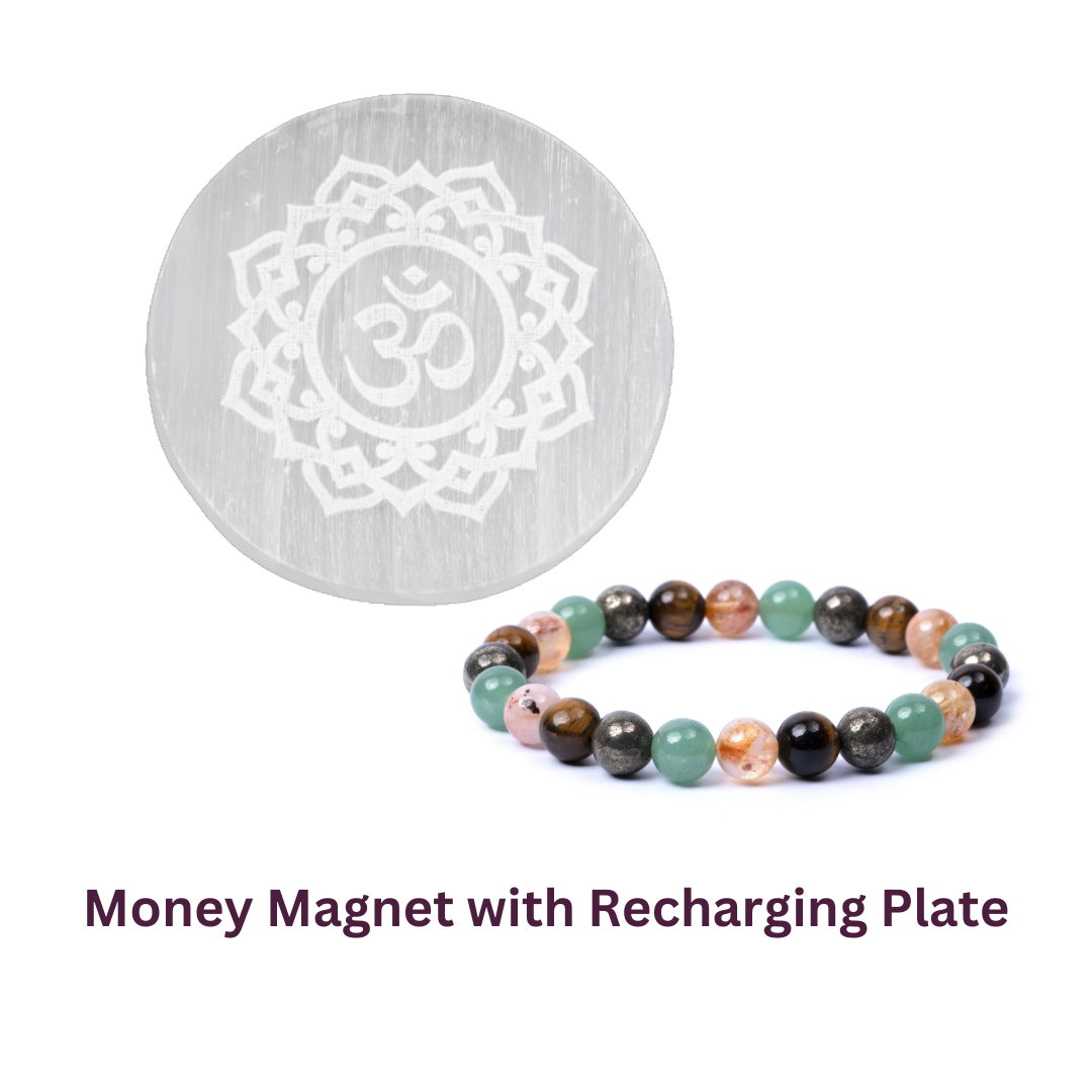 Money Magnet Bracelet with Recharging Plate