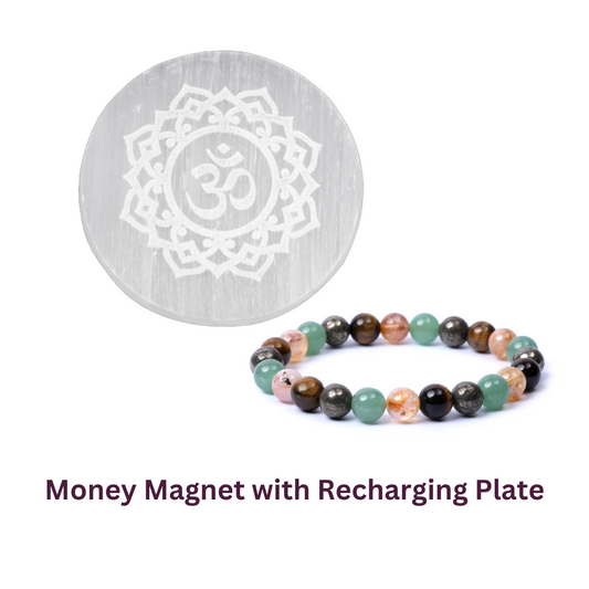 Money Magnet Bracelet with Recharging Plate