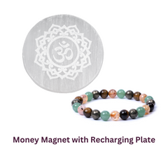 Money Magnet Bracelet with Recharging Plate