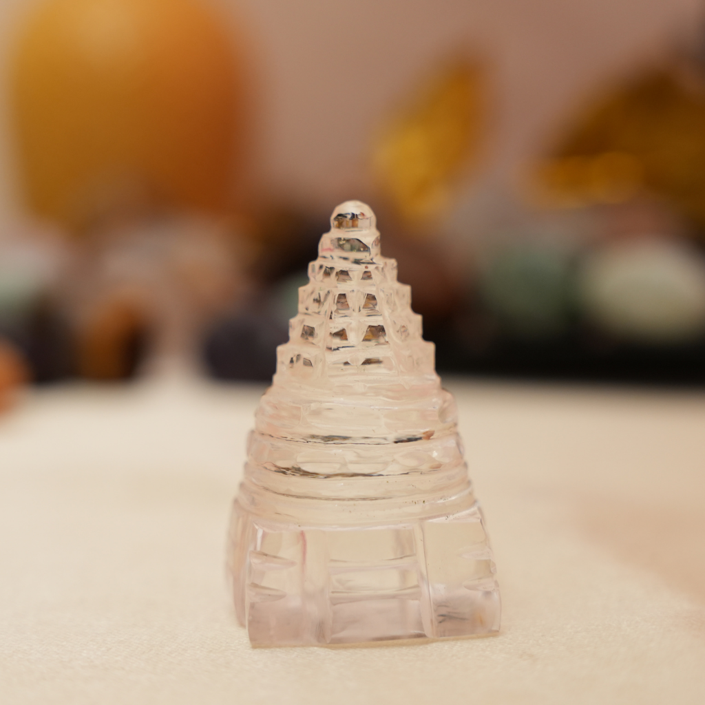 Clear Quartz Laxmi Yantra- Small