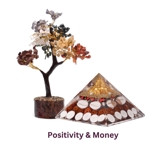 Laxmi Pyramid & Seven Chakra Tree Combo