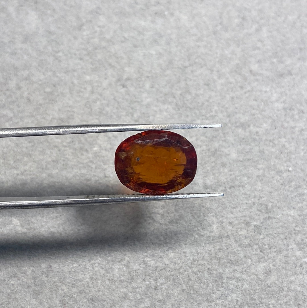 7.16 Carat Natural Gomed Hessonite Lab Certified