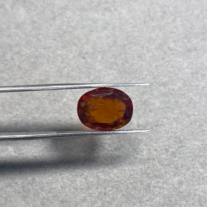 7.16 Carat Natural Gomed Hessonite Lab Certified