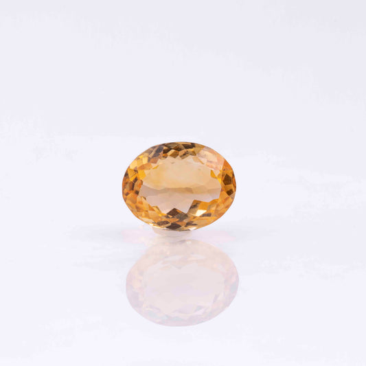 4.97 Carat  Citrine Sunela- Natural & Lab-Certified