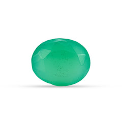 7.11 Carat Green Onyx (Chalcedony Stone) - Natural & Lab-Certified  06/08 - 17