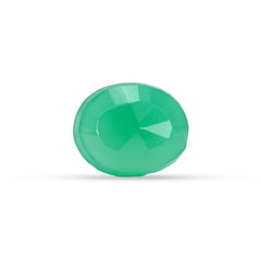 7.11 Carat Green Onyx (Chalcedony Stone) - Natural & Lab-Certified  06/08 - 17