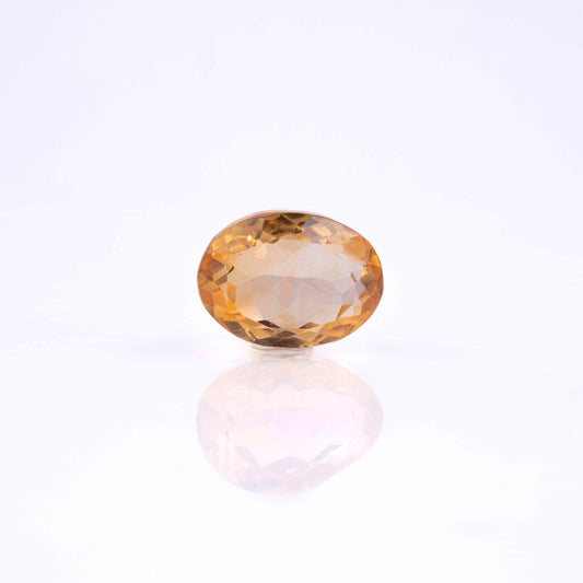 6.08 Carat Citrine Sunela- Natural & Lab-Certified
