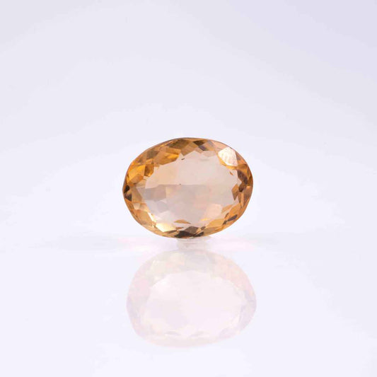 7.96 Carat Citrine Sunela- Natural & Lab-Certified