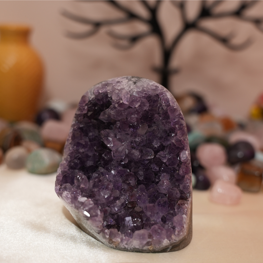 Amethyst Raw Geode - 368 gm