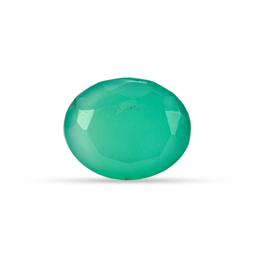 6.29 Carat Green Onyx (Chalcedony Stone) - Natural & Lab-Certified  06/08 - 19