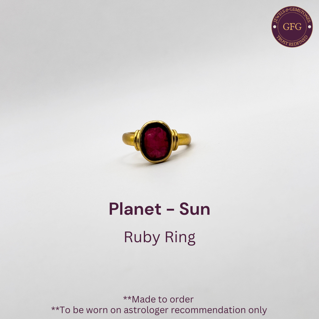 5 Carat Ruby Manik Panchdhatu Ring Lab Certified