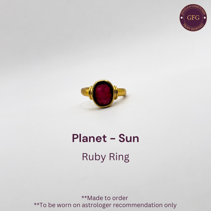 5 Carat Ruby Manik Panchdhatu Ring Lab Certified