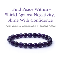 Amethyst Bracelet for Stress & Anxiety