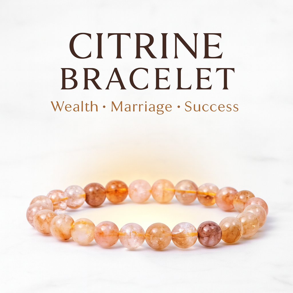 Citrine Bracelet - Wealth & Marriage