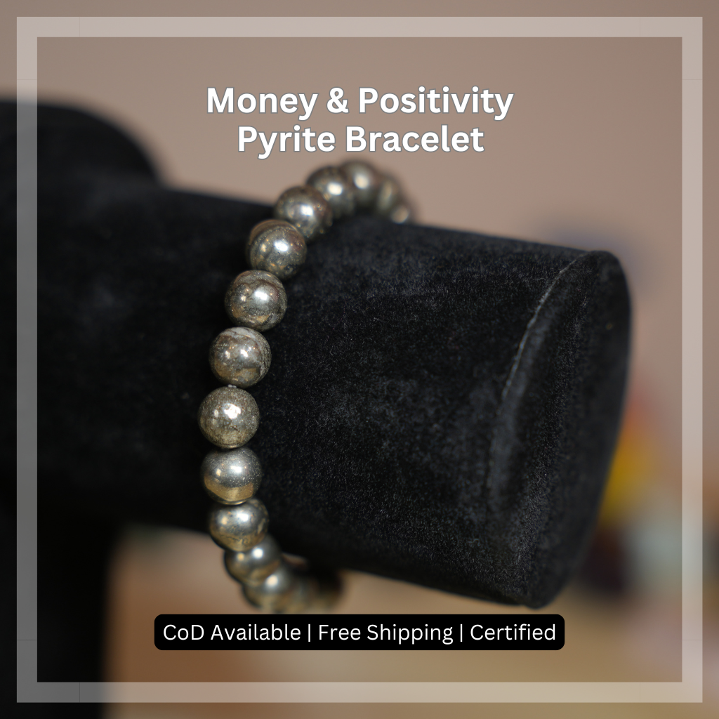 Money & Positivity Bracelet - Pyrite - 8mm