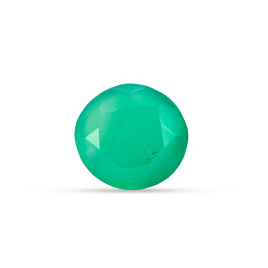 6.92 Carat Green Onyx (Chalcedony Stone) - Natural & Lab-Certified  06/08 - 20