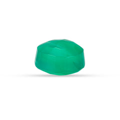 6.92 Carat Green Onyx (Chalcedony Stone) - Natural & Lab-Certified  06/08 - 20