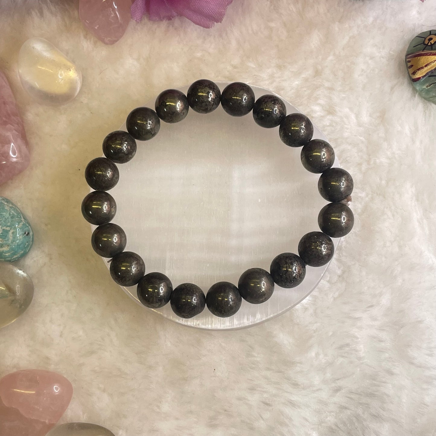 Money & Positivity Bracelet - Pyrite - 10 mm