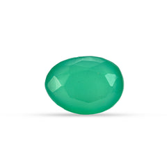 6.16 Carat Green Onyx (Chalcedony Stone) - Natural & Lab-Certified  06/08 - 22