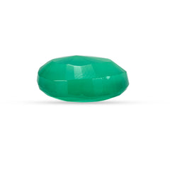 6.16 Carat Green Onyx (Chalcedony Stone) - Natural & Lab-Certified  06/08 - 22