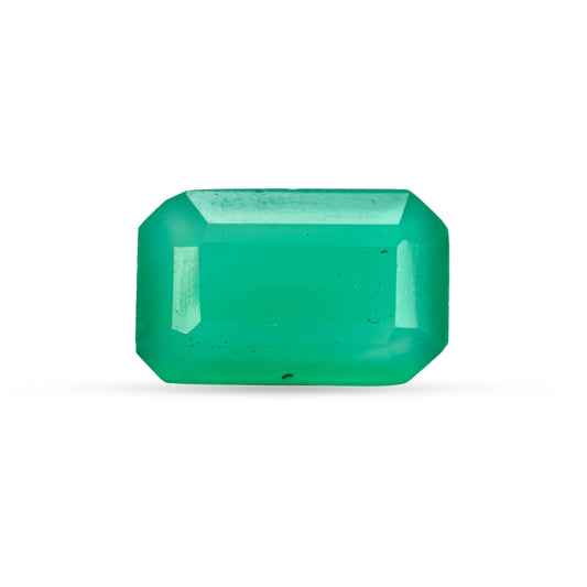 8.27 Carat Green Onyx (Chalcedony Stone) - Natural & Lab-Certified  06/08 - 25