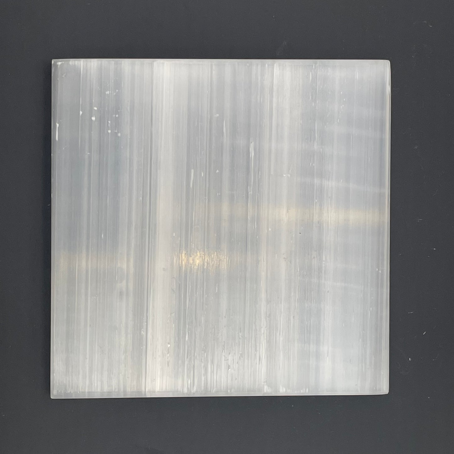 Charging Selenite Plate Square- 3 inch