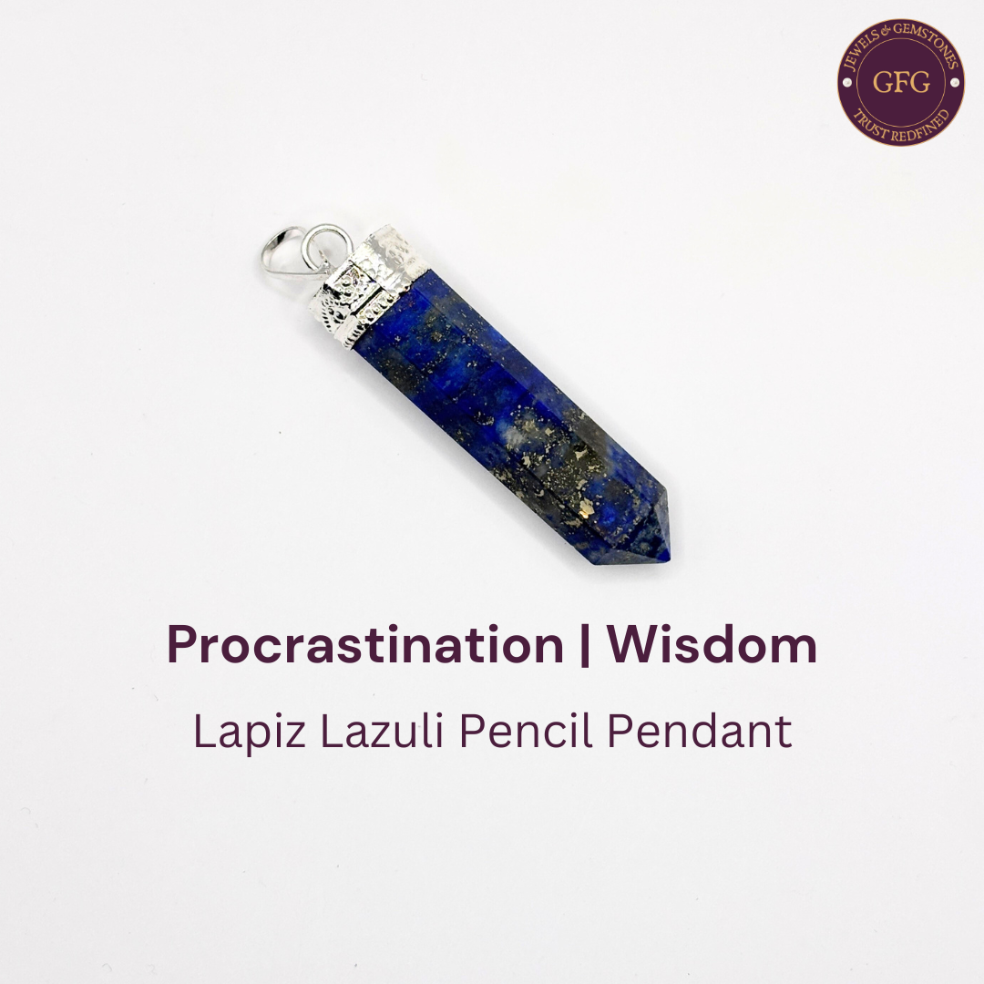 Lapiz Lazuli Pencil Pendant