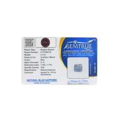 5.11 Carats Natural Blue Sapphire (Neelam) Stone - 19/08-262