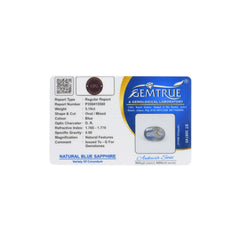5.10 Carats Natural Blue Sapphire (Neelam) Stone - 19/08-265
